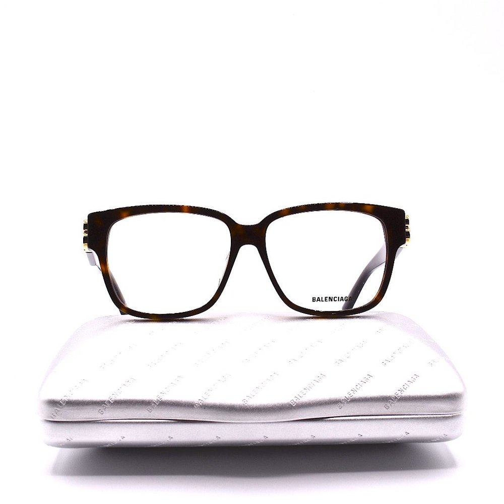 NEW BALENCIAGA BB0104O 002 HAVANA AUTHENTIC EYEGLASSES FRAME - Picture 8 of 15